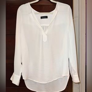 White Karen Kane flowy tunic shirt